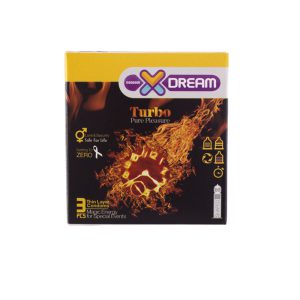 خرید کاندوم ایکس دریم لذت خالص 3تایی توربو TURBO