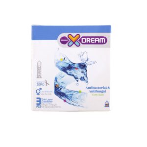 خرید کاندوم ایکس دریم تنگ کننده 3تایی ANTIBACTERIAL & ANTIFUNGAL