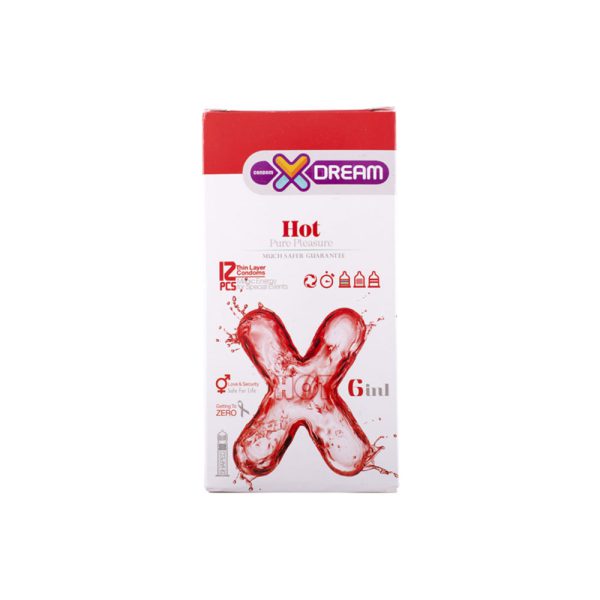 خرید کاندوم ایکس دریم لذت خالص 12تایی داغ HOT