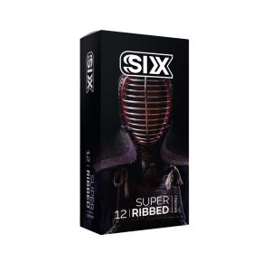 خرید کاندوم خاردار سیکس مدل SUPER RIBBED بسته 12 عددی