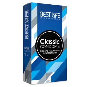 خرید کاندوم ساده بست لایف BEST LIFE CLASSIC بسته 12 عددی