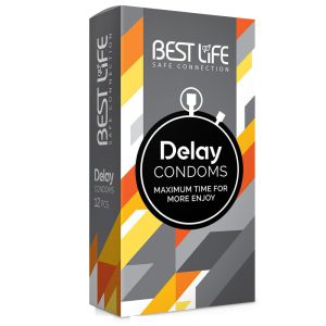 خرید کاندوم تاخیری بست لایف BEST LIFE DELAY بسته 12 عددی