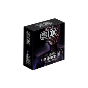 خرید کاندوم سیکس 3 عددی شیاردار Super Ribbed